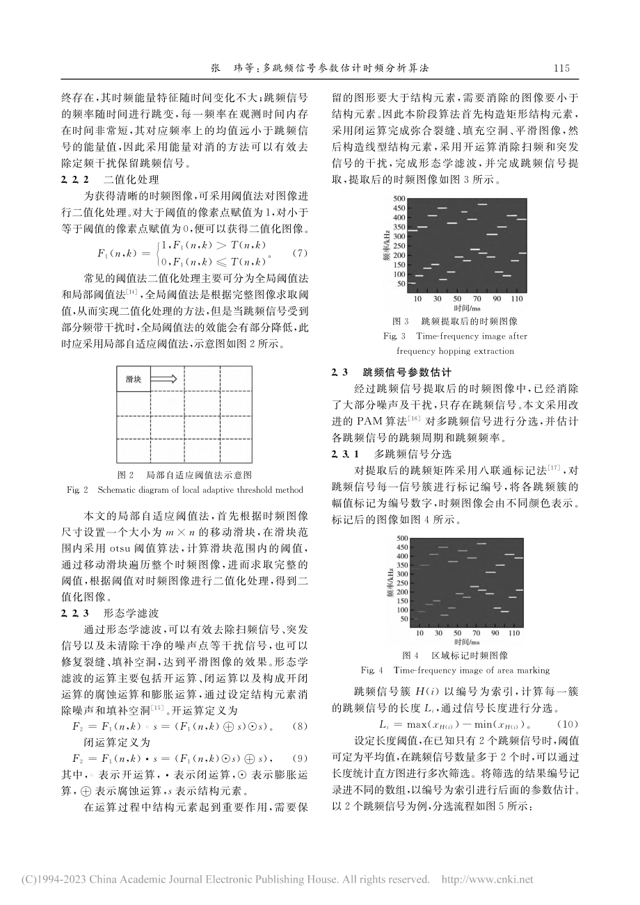 多跳频信号参数估计时频分析算法_张玮.pdf_第3页