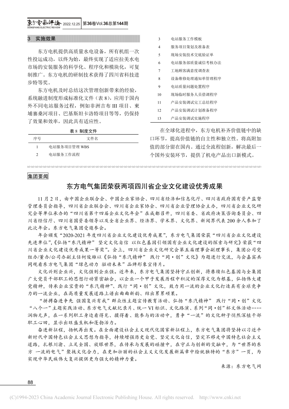 东方电气集团荣获两项四川省企业文化建设优秀成果.pdf_第1页