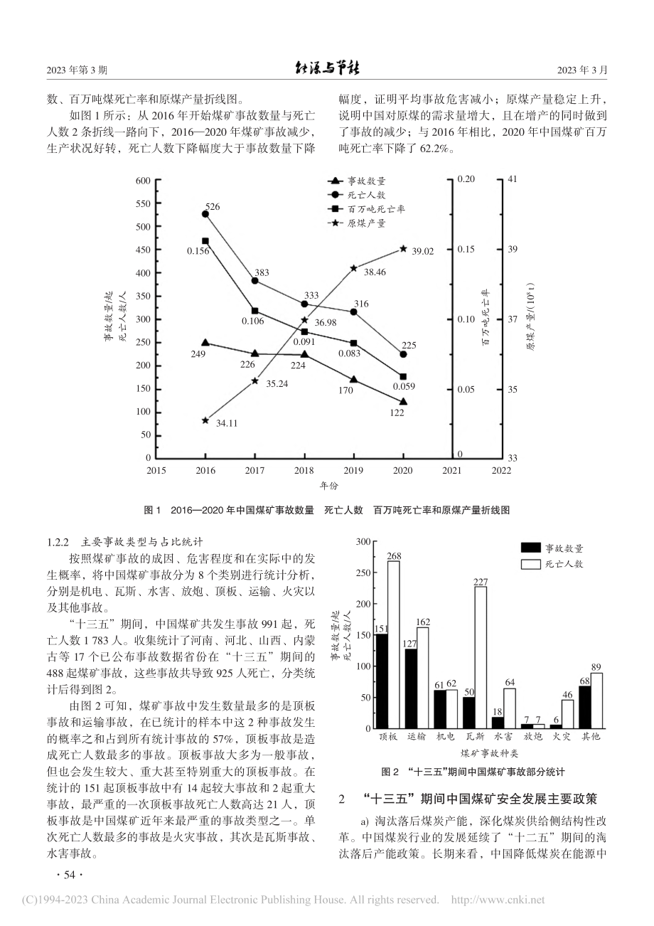 “十三五”期间中国煤矿安全生产状况研究_王浩.pdf_第2页