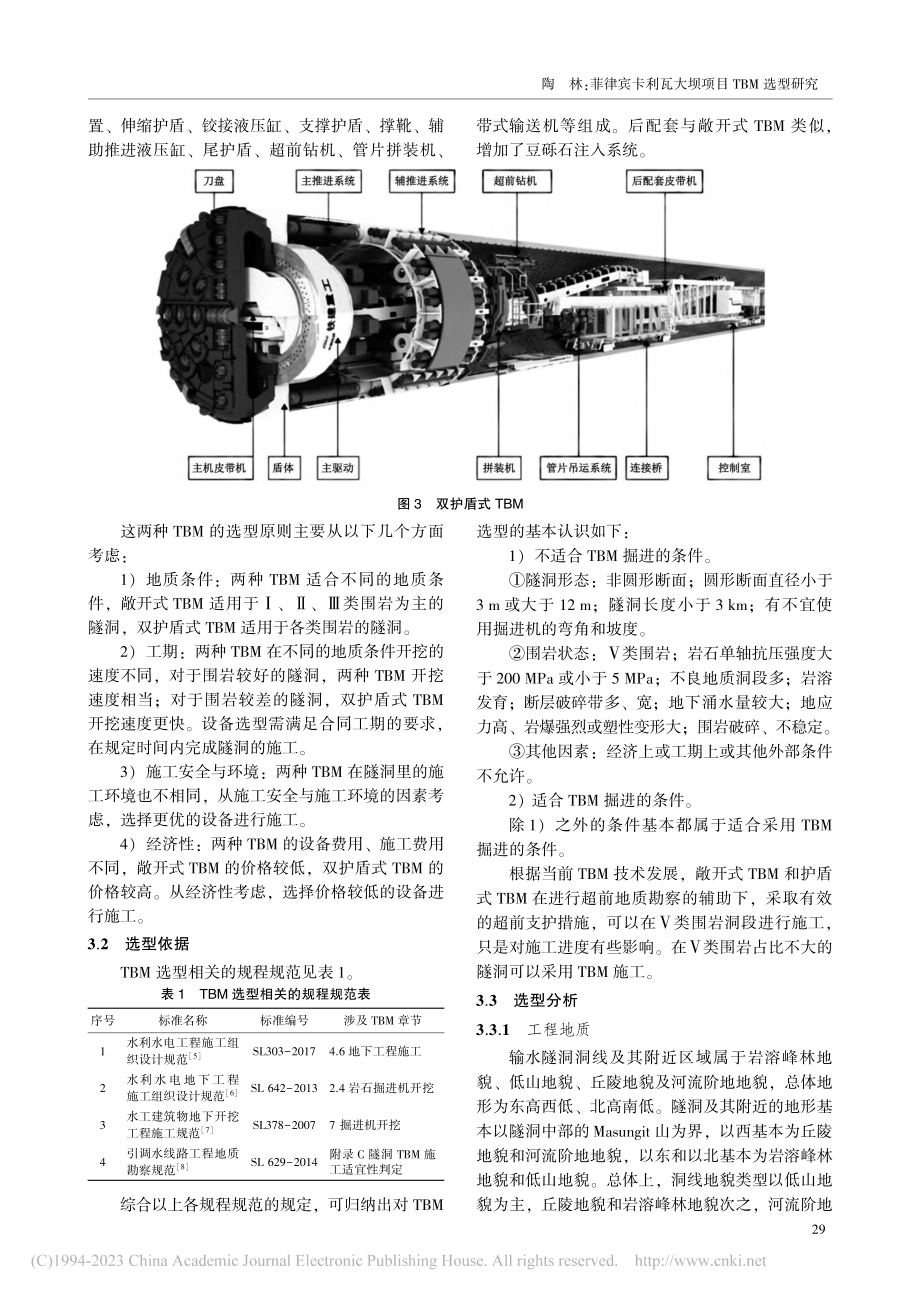 菲律宾卡利瓦大坝项目TBM选型研究_陶林.pdf_第3页