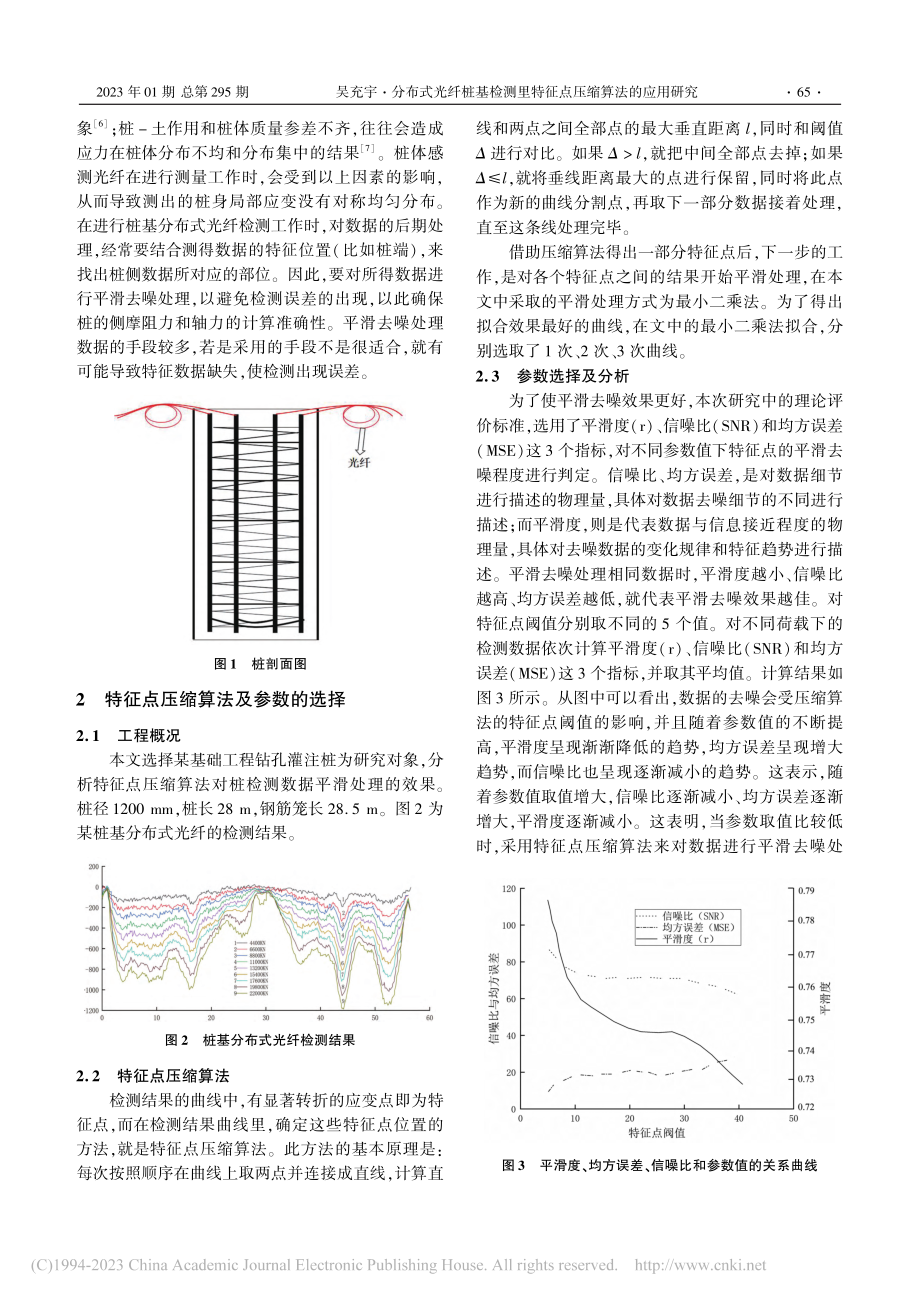 分布式光纤桩基检测里特征点压缩算法的应用研究_吴充宇.pdf_第2页