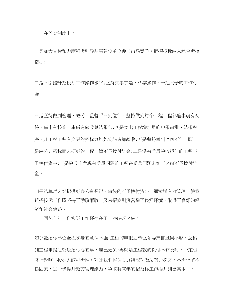 2023年项目招标终个人总结范文.docx_第3页