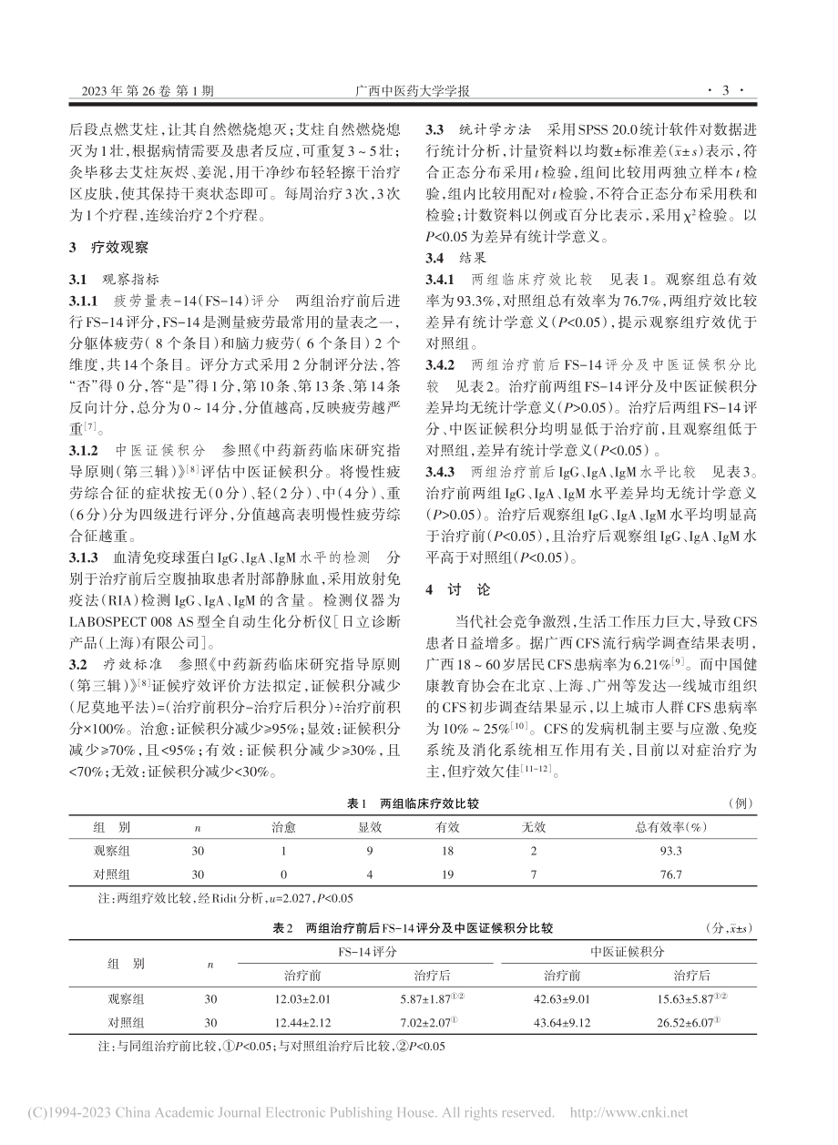 壮医龙脊灸治疗阳虚质慢性疲劳综合征疗效观察_王成龙.pdf_第3页