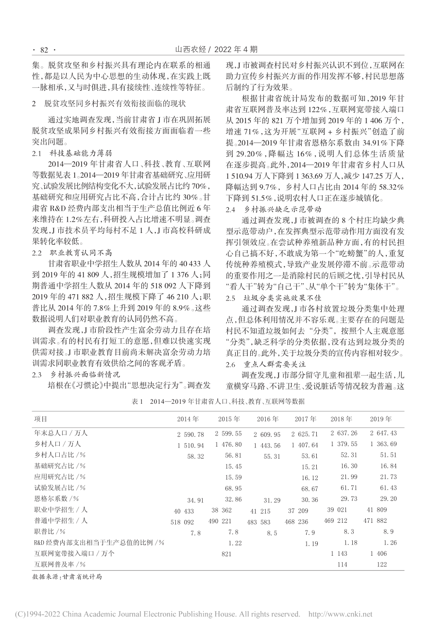 “互联网+”背景下脱贫攻坚...略研究——以甘肃省J市为例_刘景胜.pdf_第2页