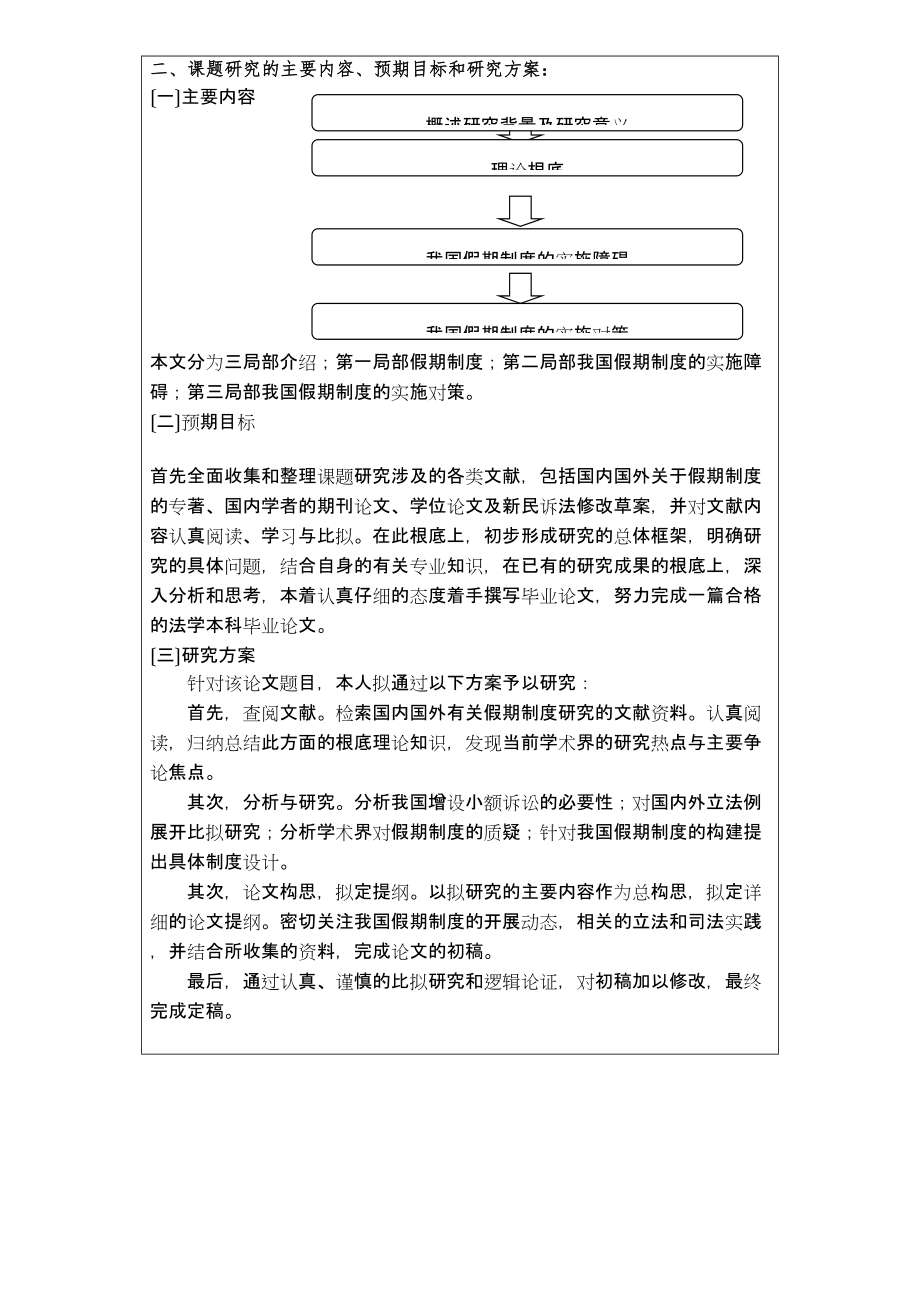 2023年开题报告（110540022我国假期制度的实施障碍与对策研究）.docx_第3页