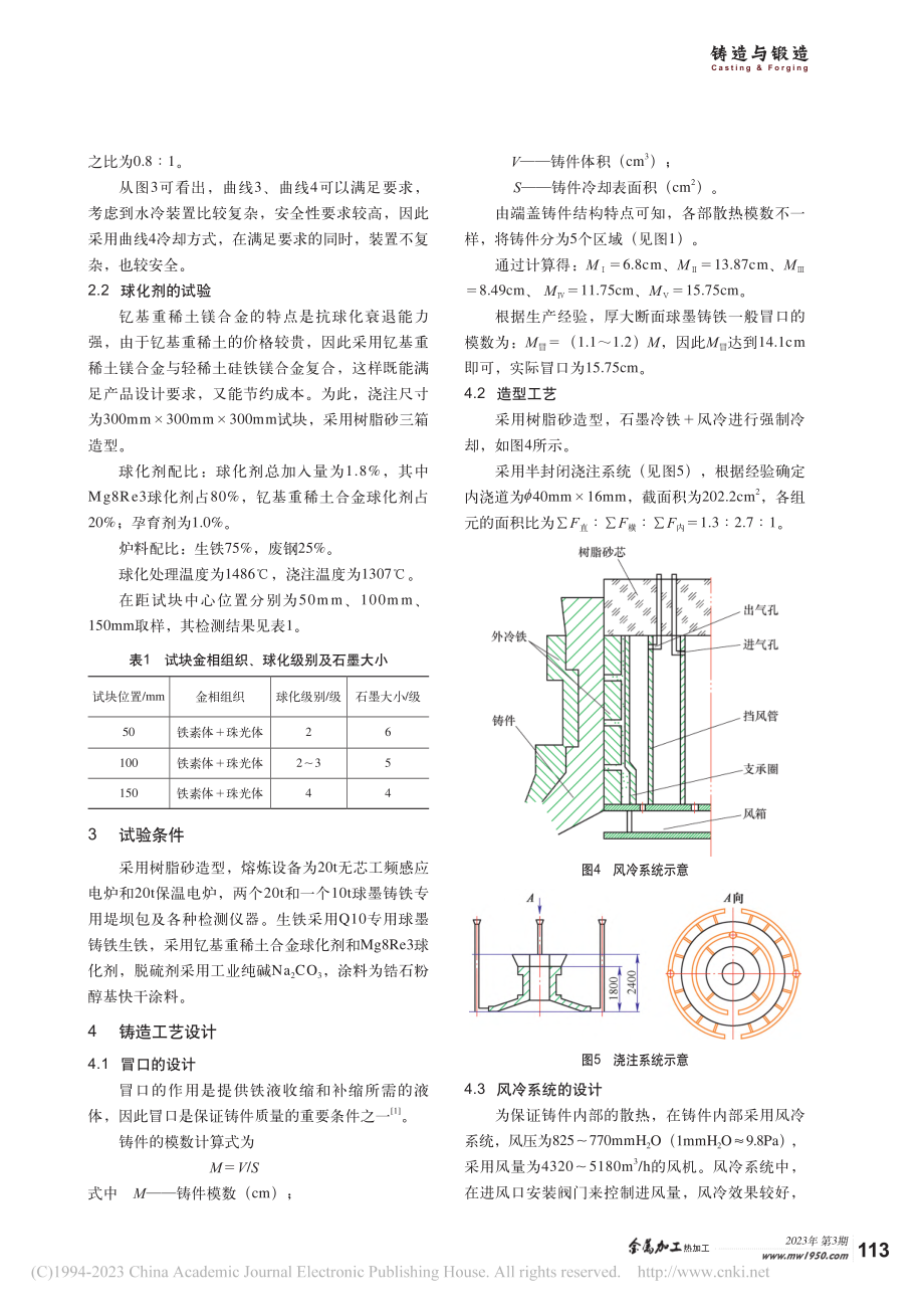 风冷系统在厚大断面球墨铸铁上的应用_赵红霞.pdf_第2页