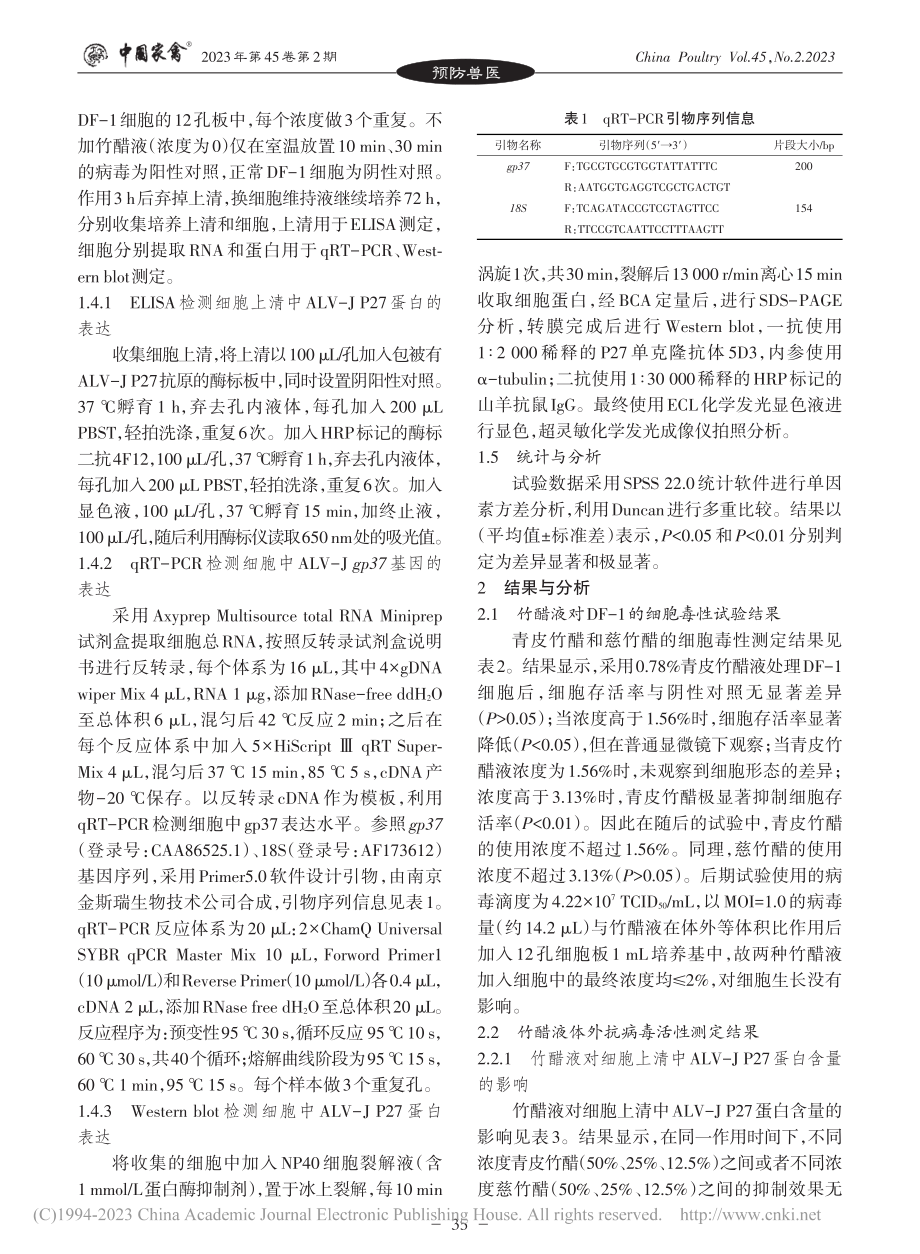 竹醋液抑制J亚群禽白血病病毒复制研究_张璐.pdf_第3页