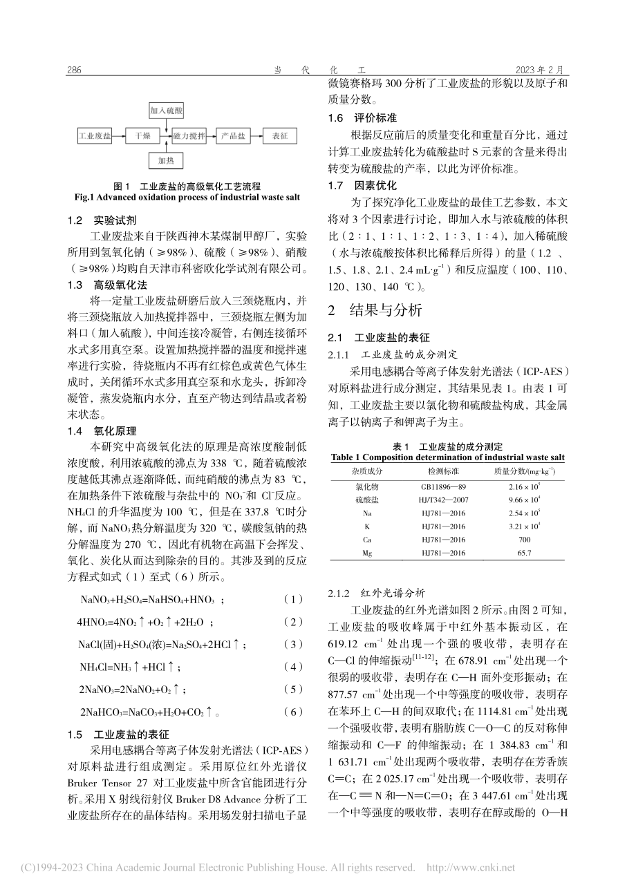 高级氧化法净化工业废盐_舒军政.pdf_第2页