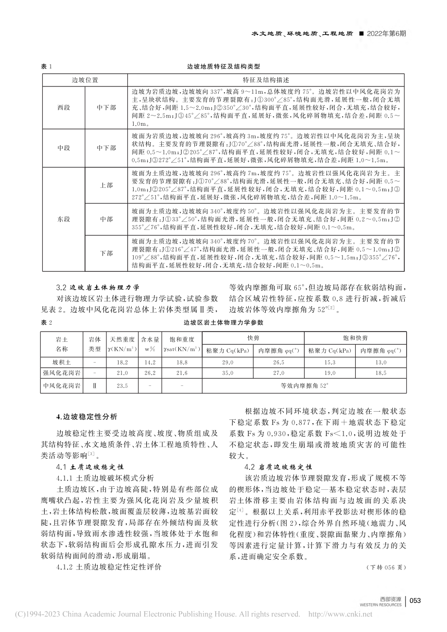 珠海市香洲区南屏镇幼儿园南...坡工程地质特征及稳定性分析_李建韶.pdf_第2页