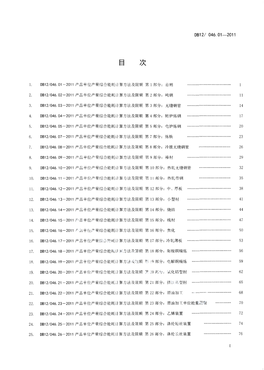 DB12046.01-2011产品单位产量综合能耗计算方法及限额 第1部分：总则.pdf_第2页