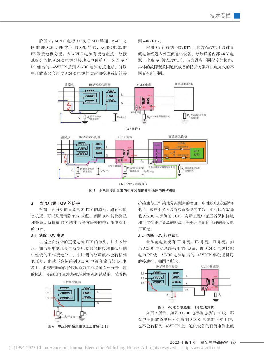 中压故障导致直流暂态过电压的机理和防护_徐加征.pdf_第3页