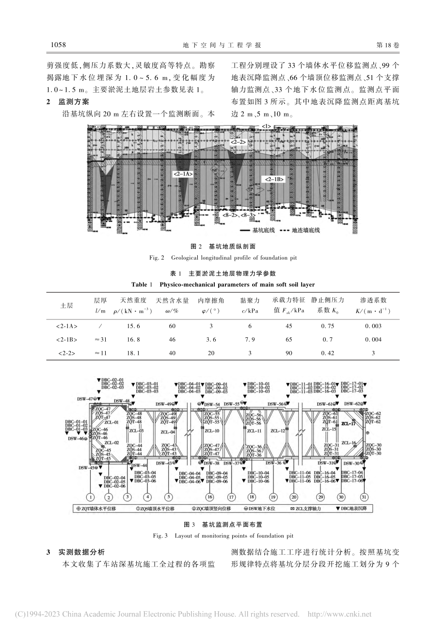 佛山淤泥土深基坑变形实测分析及控制措施_夏文宇.pdf_第3页