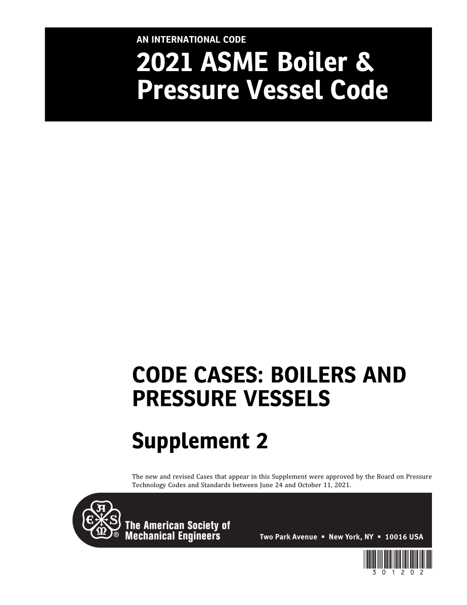 BPVC_2021_Code_Cases_Boilers_and_Pressure_Vessels._Supplement_2_2021.pdf_第1页