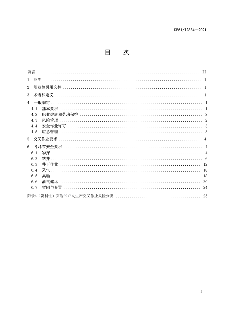 DB51T 2834-2021四川省页岩气生产安全规程.pdf_第2页