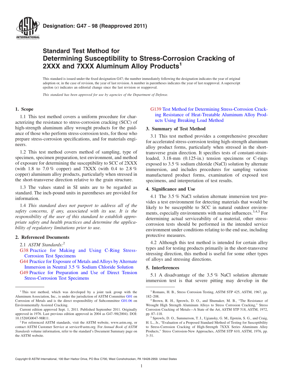 ASTM_G_47_-_98_2011.pdf_第1页