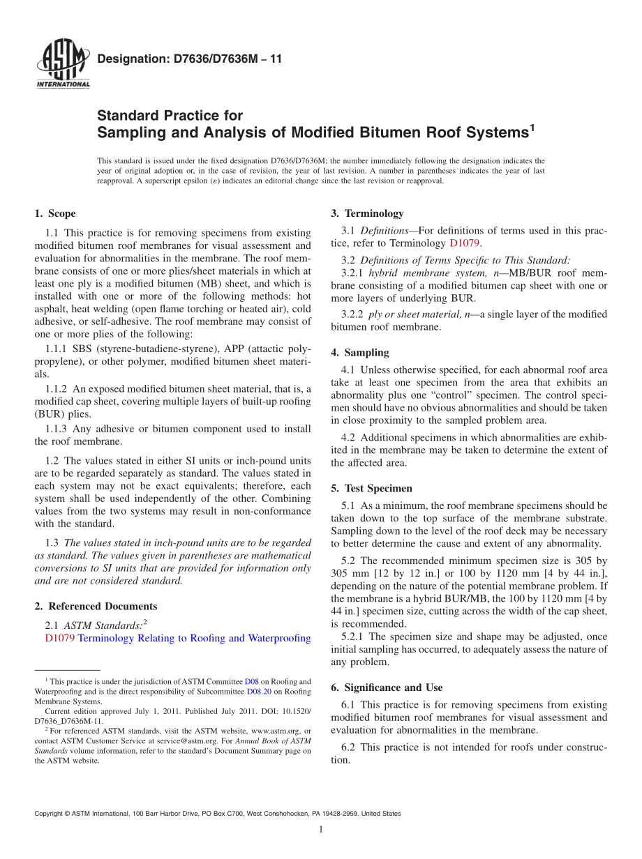 ASTM_D_7636_-_D_7636M_-_11.pdf_第1页