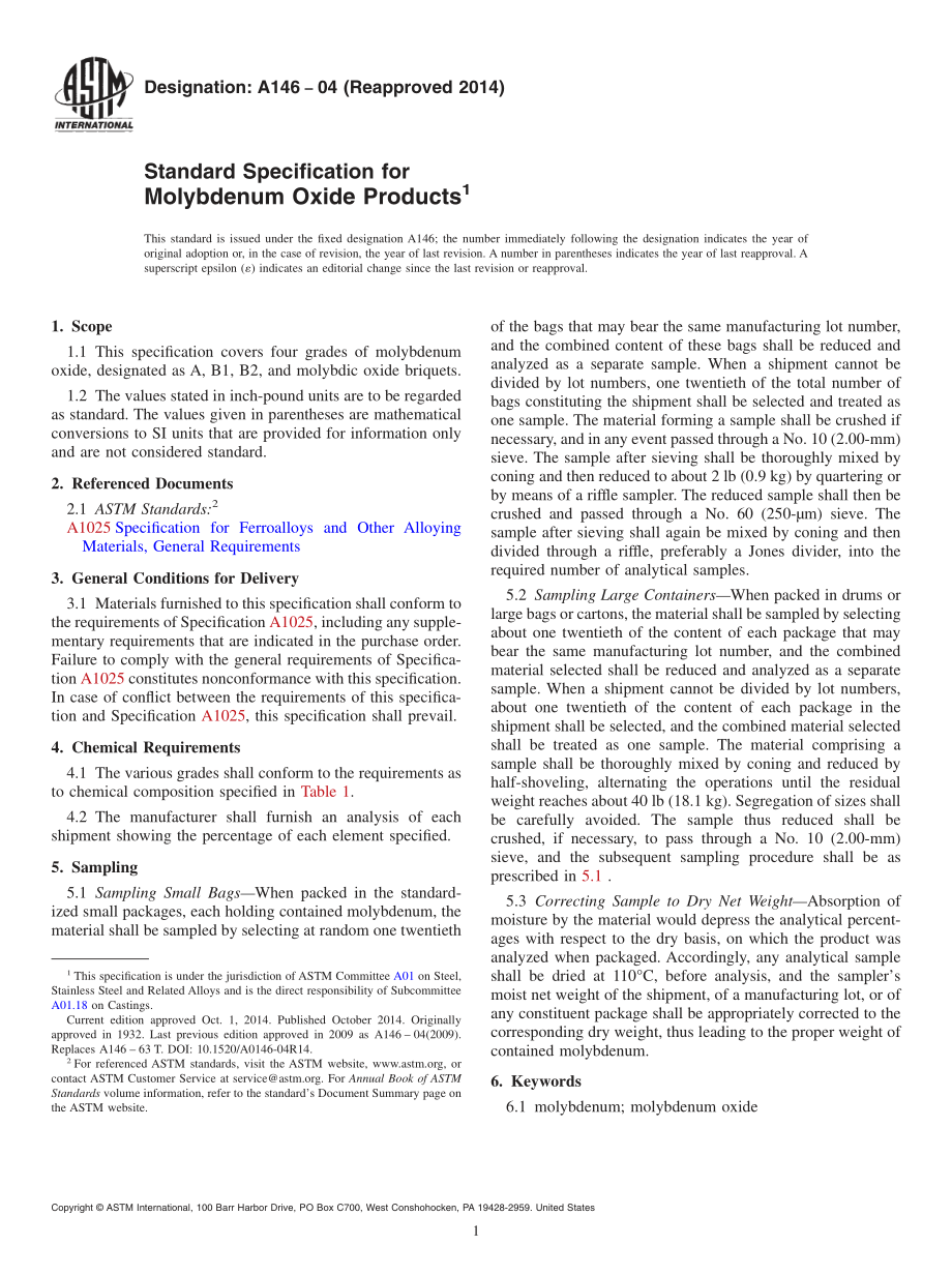 ASTM_A_146_-_04_2014.pdf_第1页