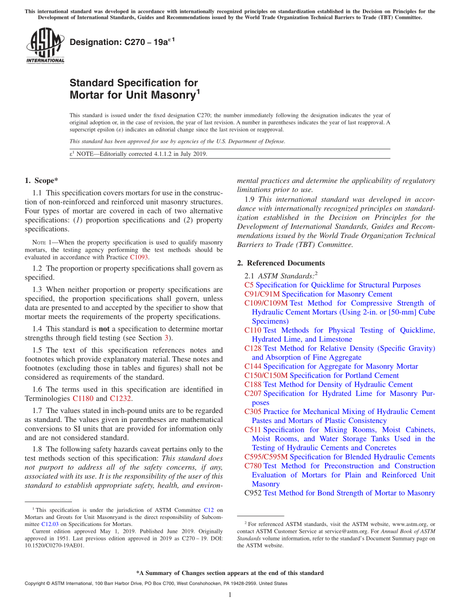 ASTM_C_270_-_19ae1.pdf_第1页