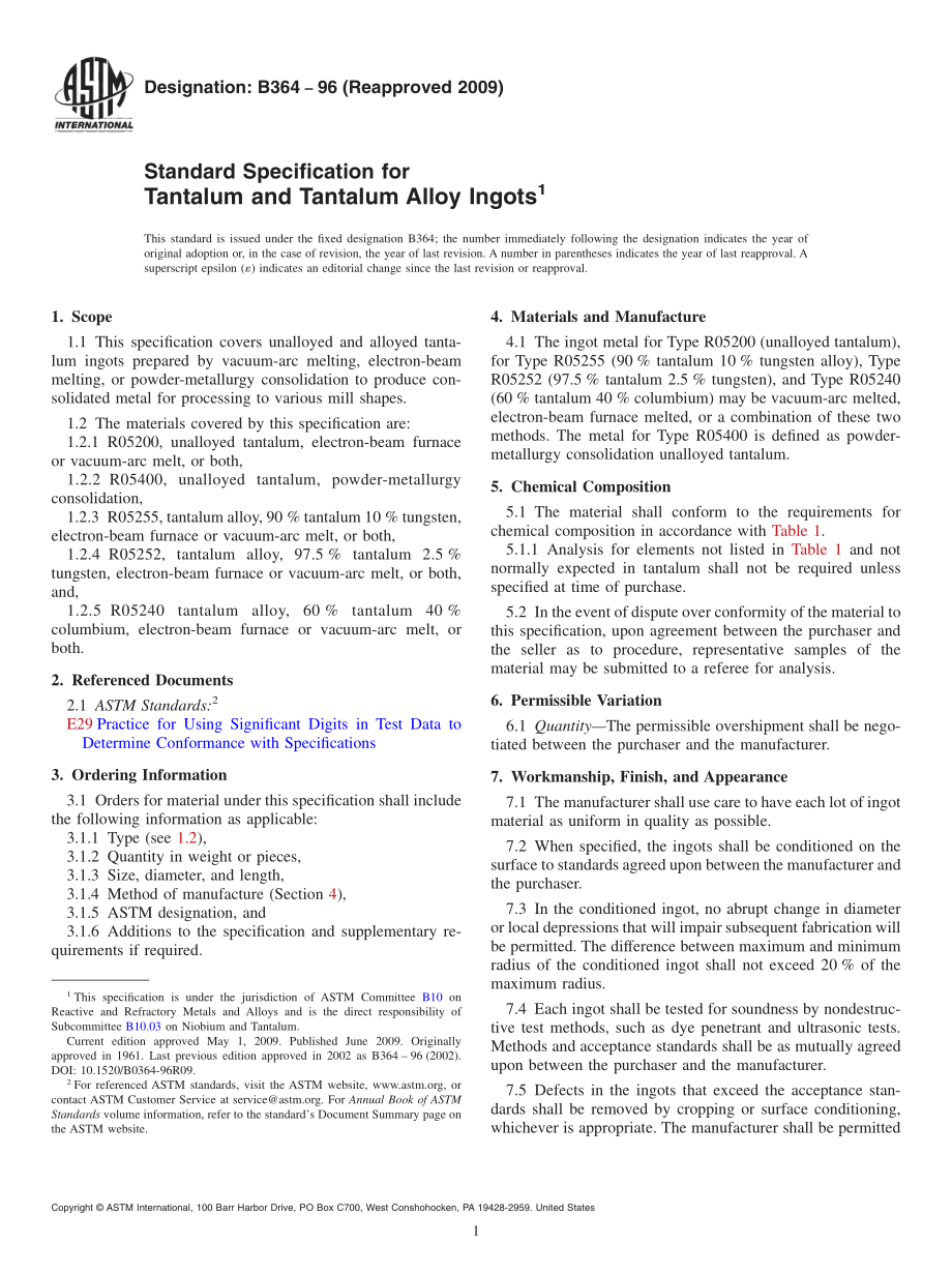 ASTM_B_364_-_96_2009.pdf_第1页