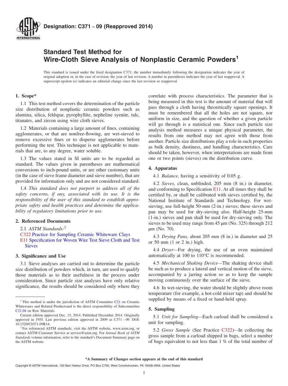 ASTM_C_371_-_09_2014.pdf_第1页