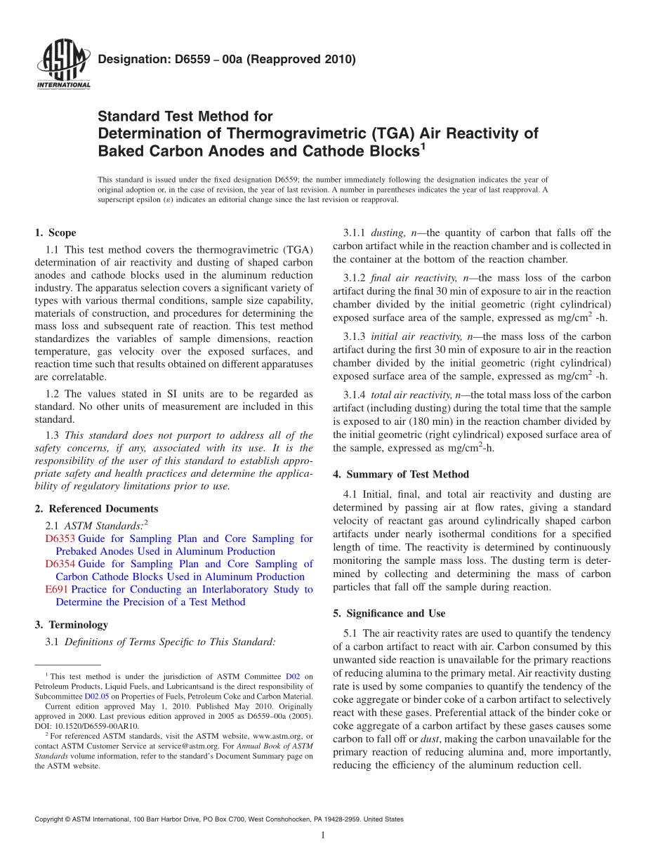 ASTM_D_6559_-_00a_2010.pdf_第1页