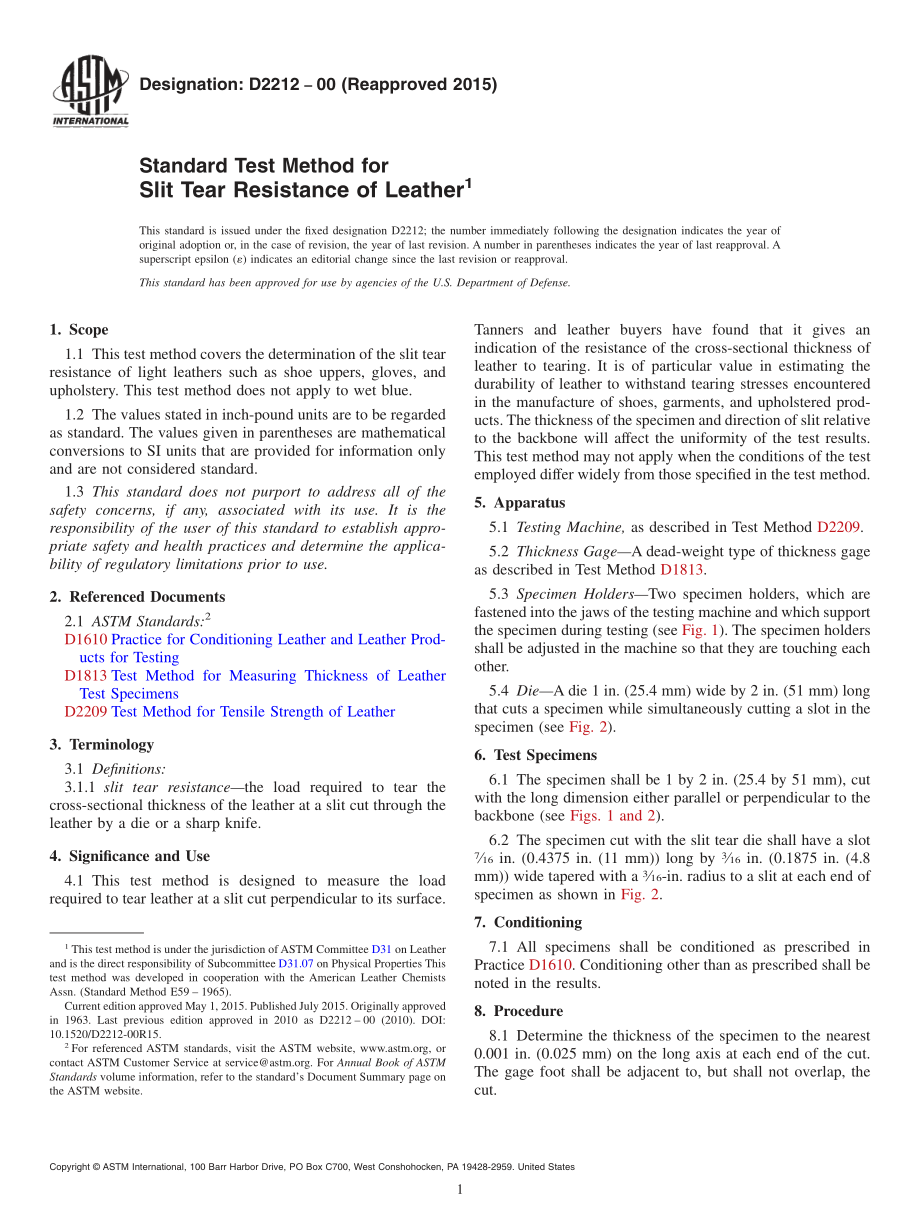 ASTM_D_2212_-_00_2015.pdf_第1页