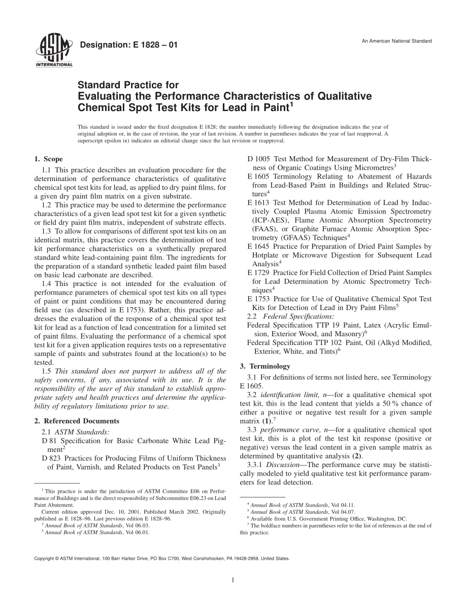 ASTM_E_1828_-_01.pdf_第1页