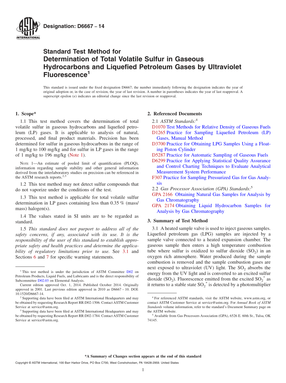 ASTM_D_6667_-_14.pdf_第1页