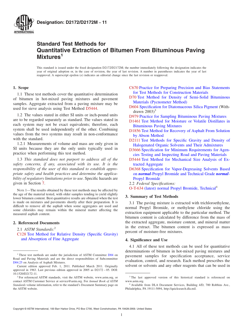 ASTM_D_2172_-_D_2172M_-_11.pdf_第1页