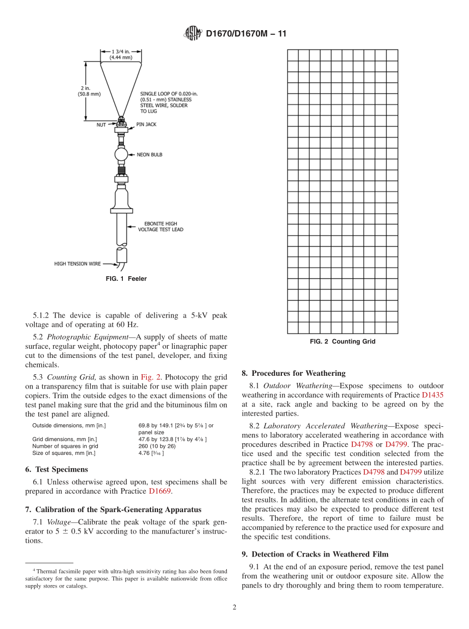 ASTM_D_1670_-_D_1670M_-_11.pdf_第2页