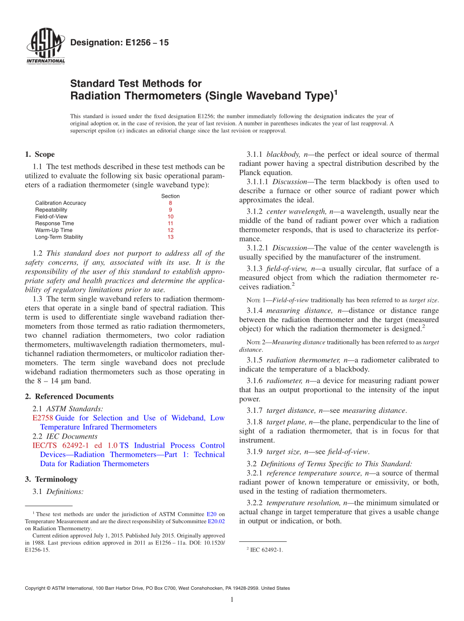 ASTM_E_1256_-_15.pdf_第1页