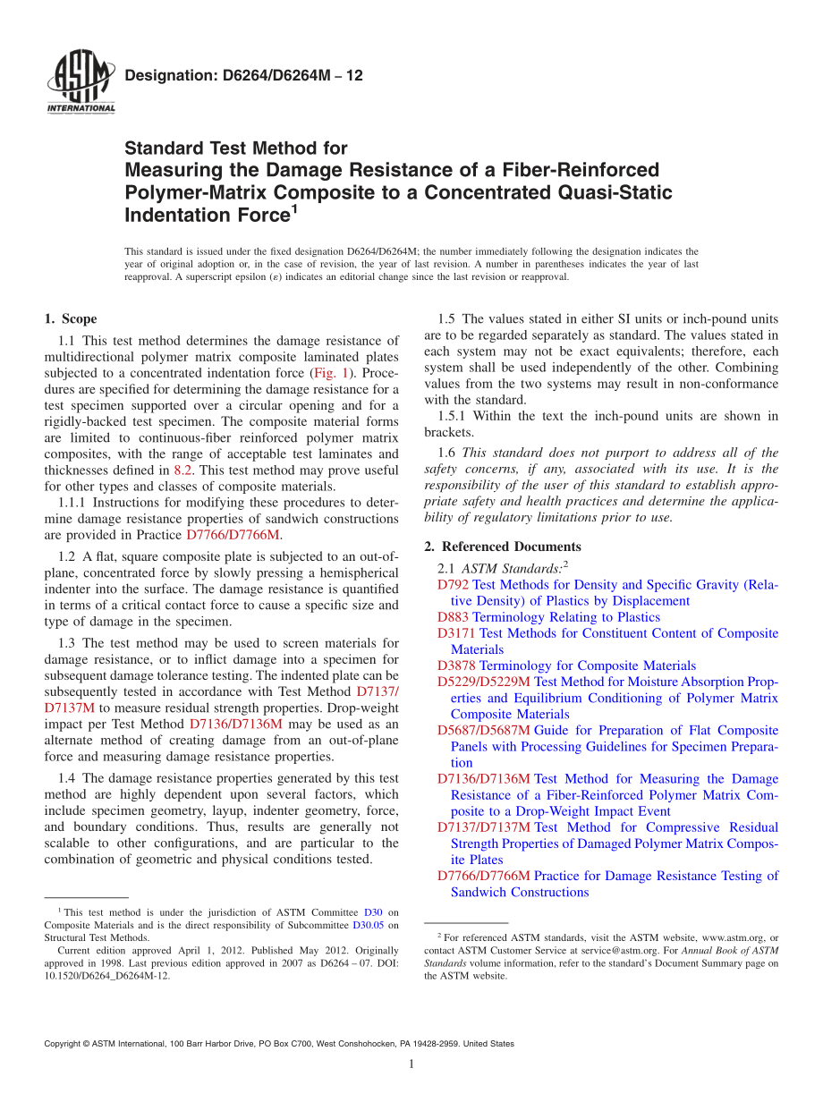 ASTM_D_6264_-_D_6264M_-_12.pdf_第1页