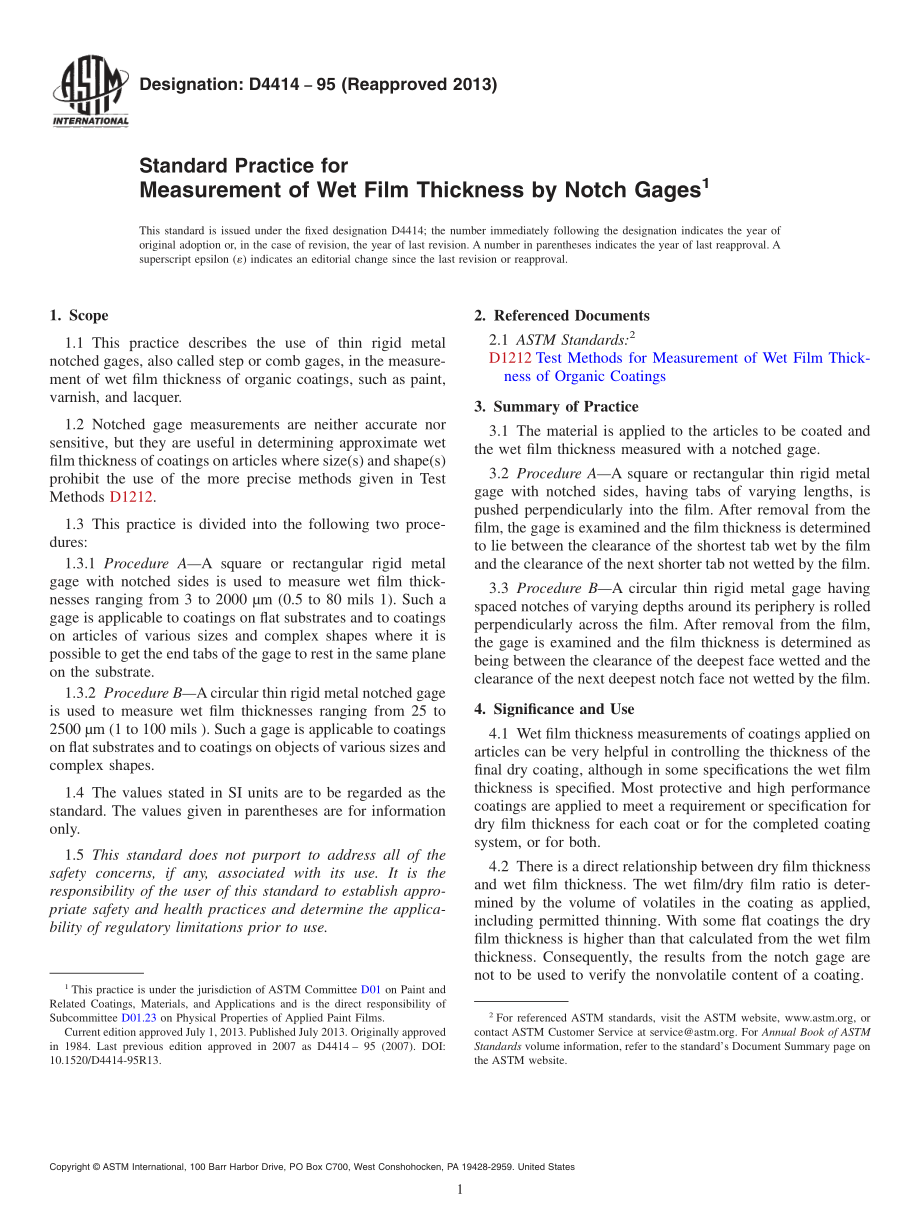 ASTM_D_4414_-_95_2013.pdf_第1页