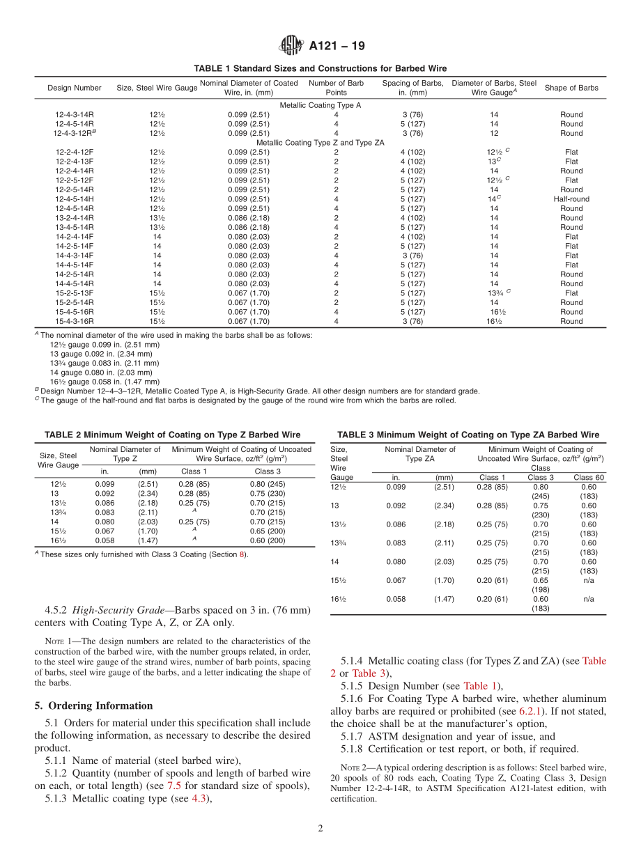 ASTM_A_121_-_19.pdf_第2页