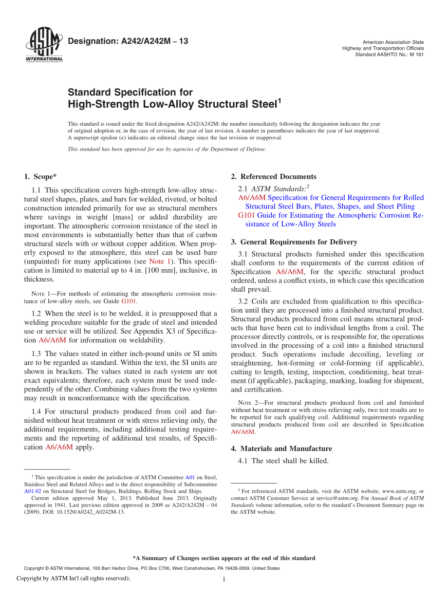 ASTM_A_242_-_A_242M_-_13.pdf_第1页