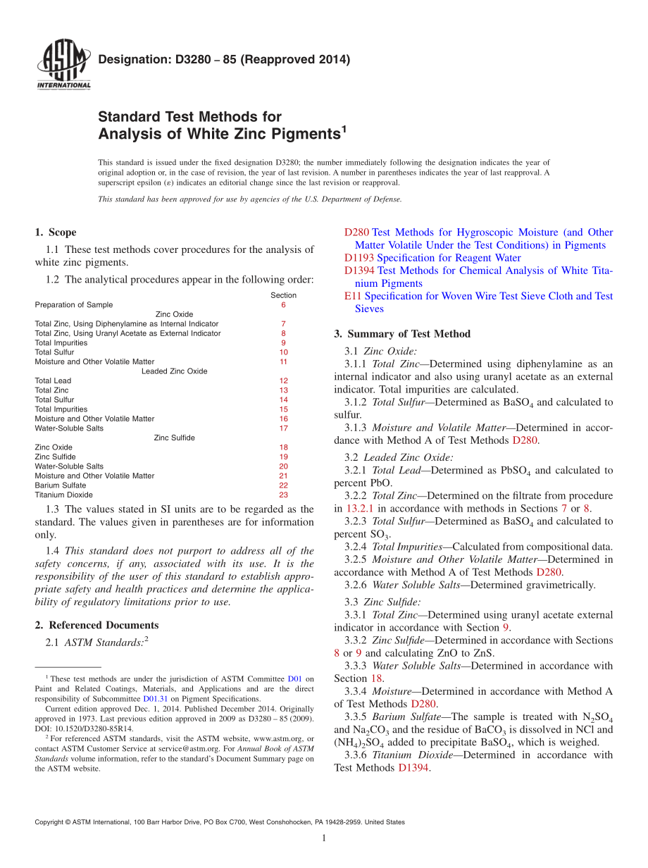 ASTM_D_3280_-_85_2014.pdf_第1页