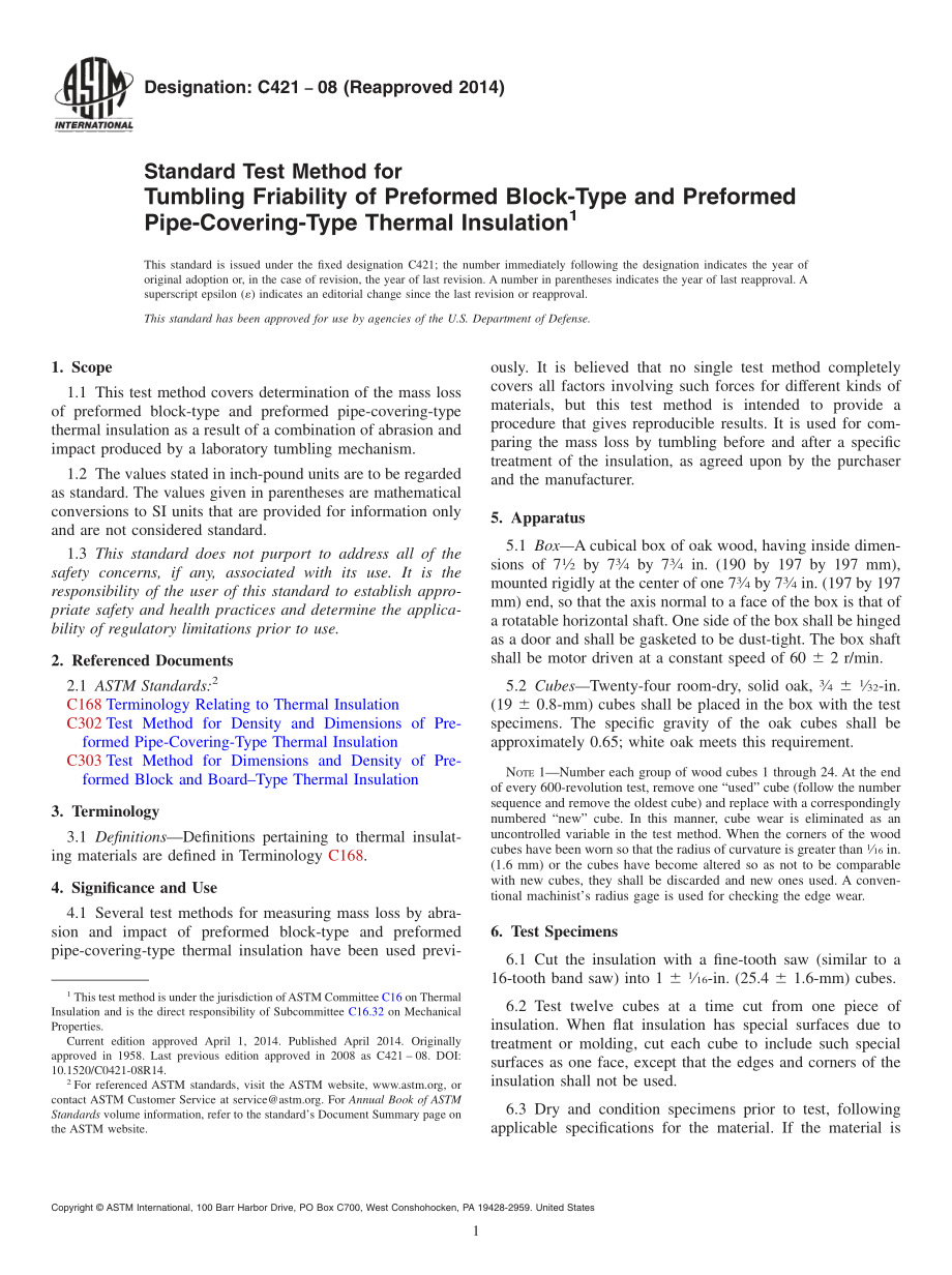 ASTM_C_421_-_08_2014.pdf_第1页