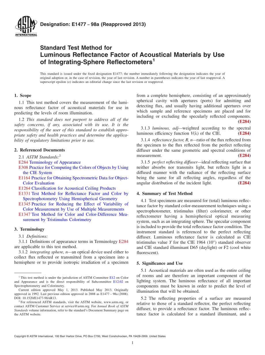 ASTM_E_1477_-_98a_2013.pdf_第1页