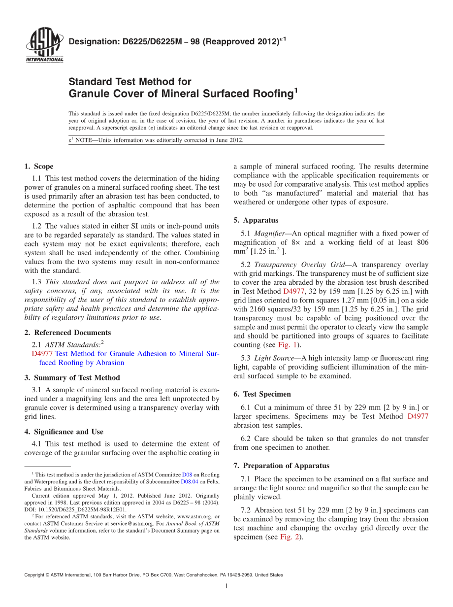 ASTM_D_6225_-_D_6225M_-_98_2012e1.pdf_第1页