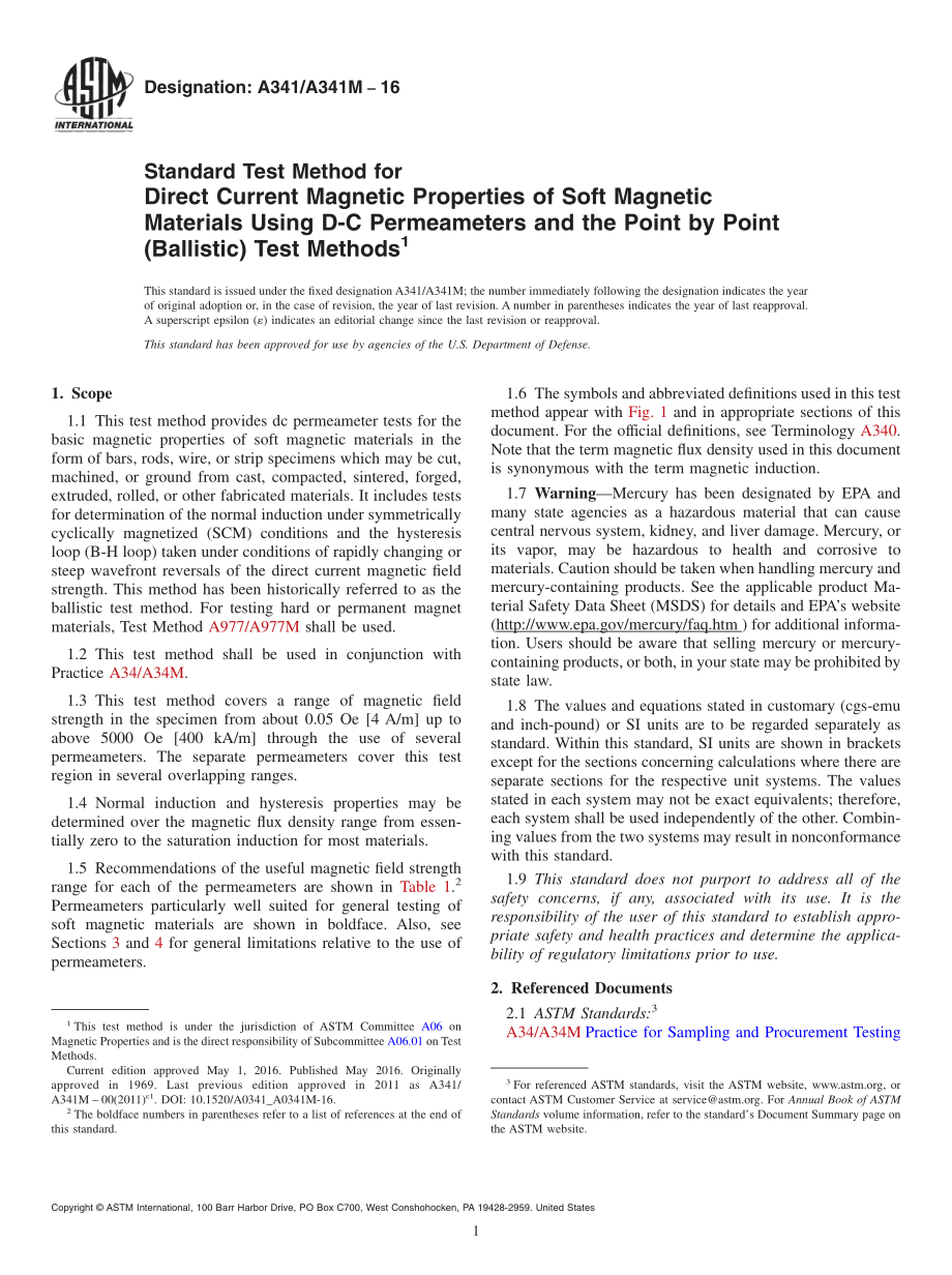 ASTM_A_341_-_A_341M_-_16.pdf_第1页