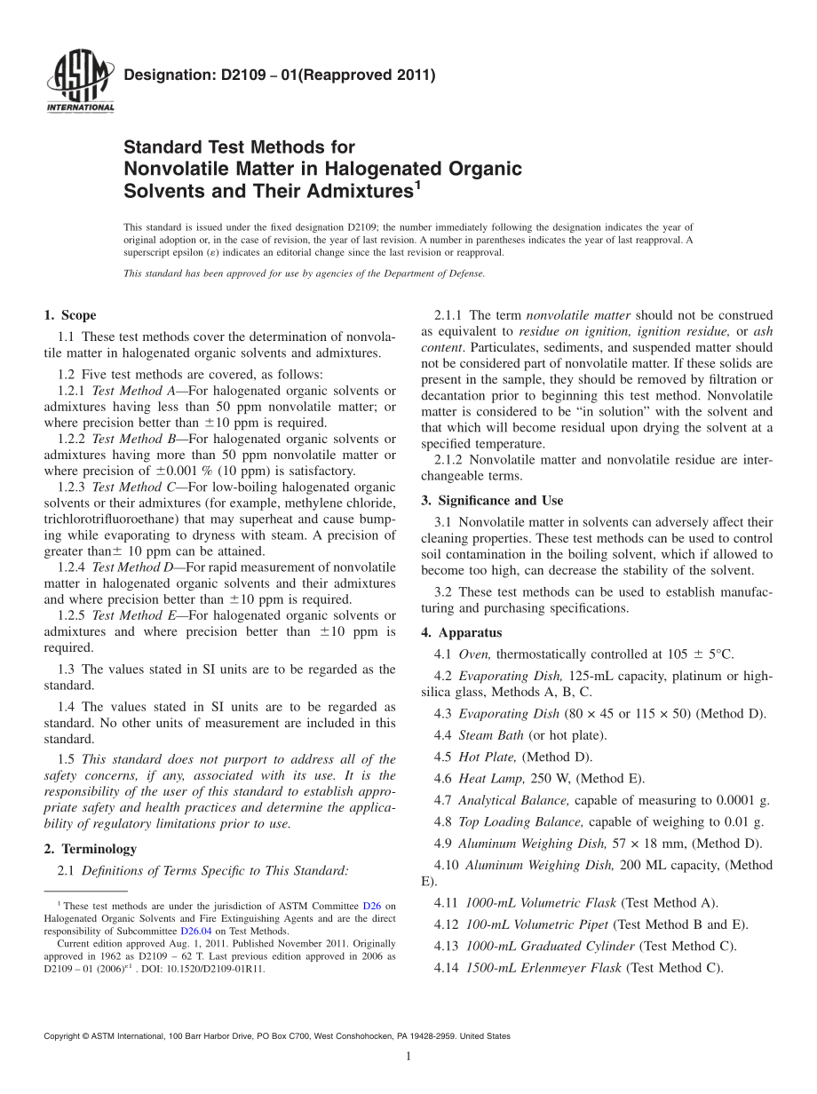 ASTM_D_2109_-_01_2011.pdf_第1页