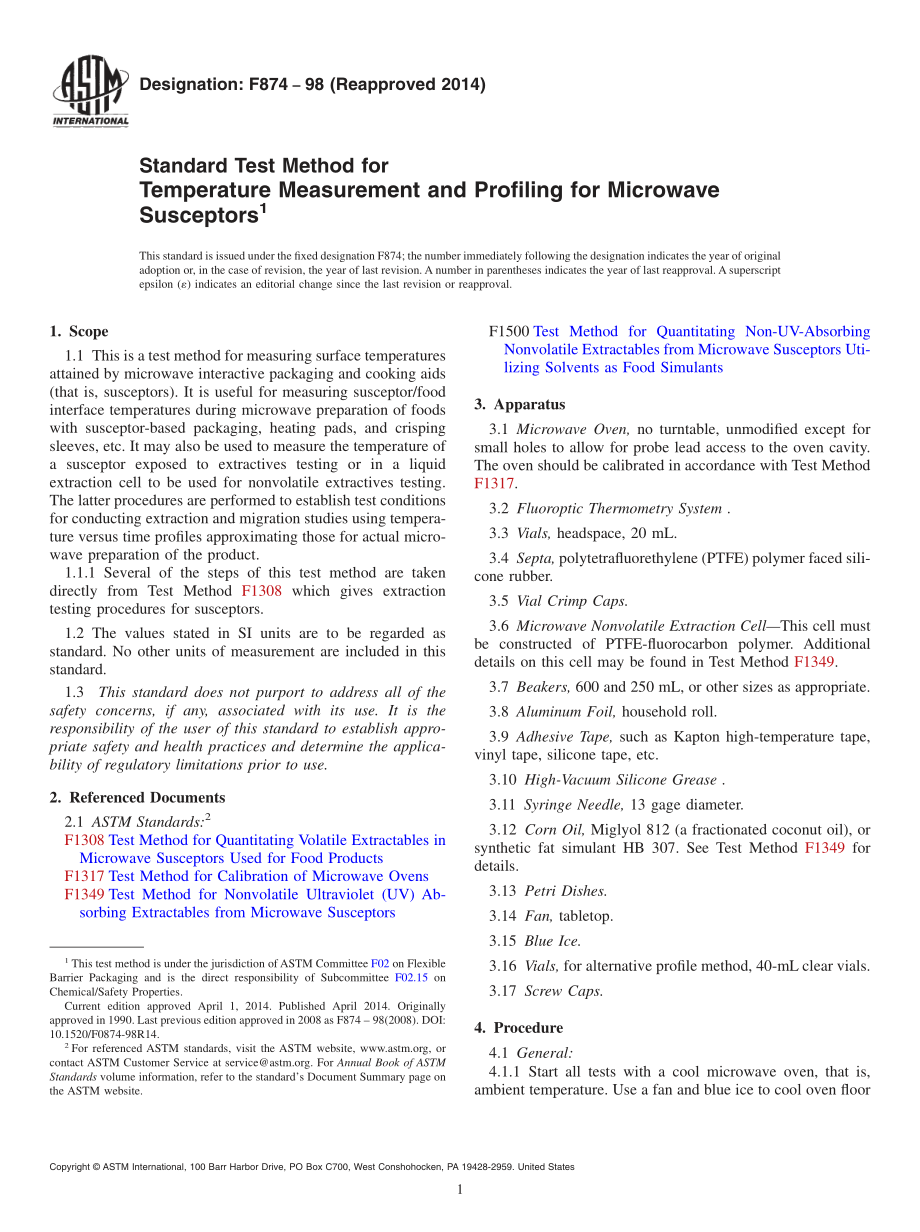 ASTM_F_874_-_98_2014.pdf_第1页