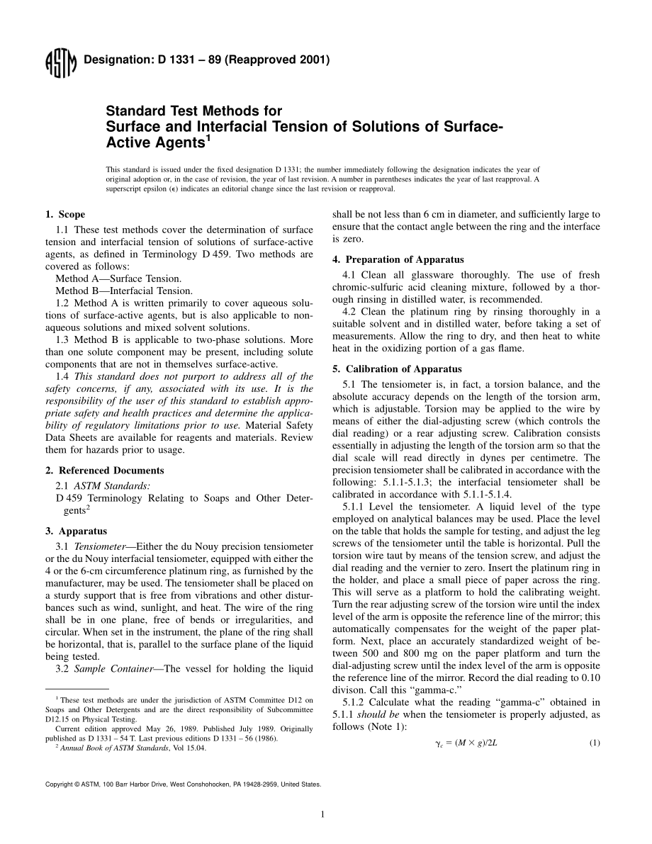 ASTM_D_1331_-_89_2001.pdf_第1页