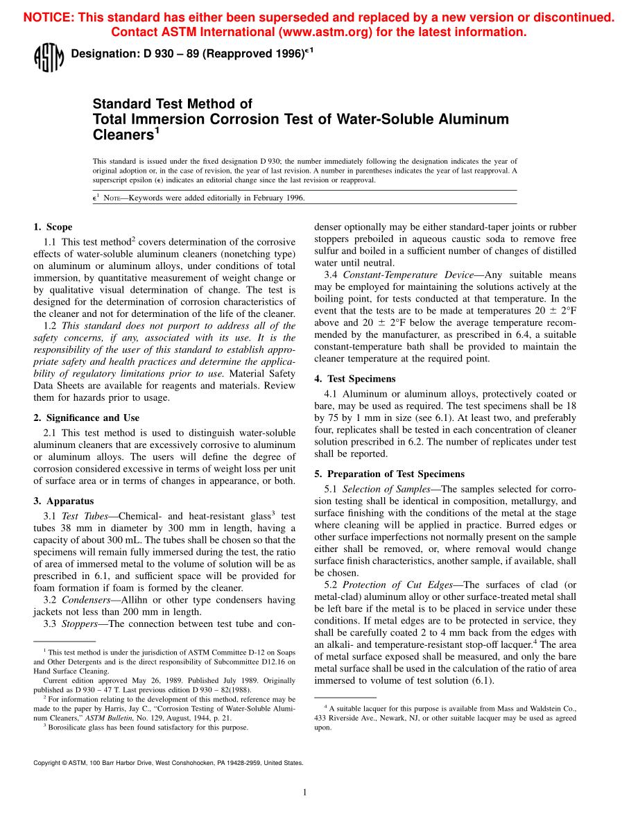 ASTM_D_930_-_89_1996e1.pdf_第1页