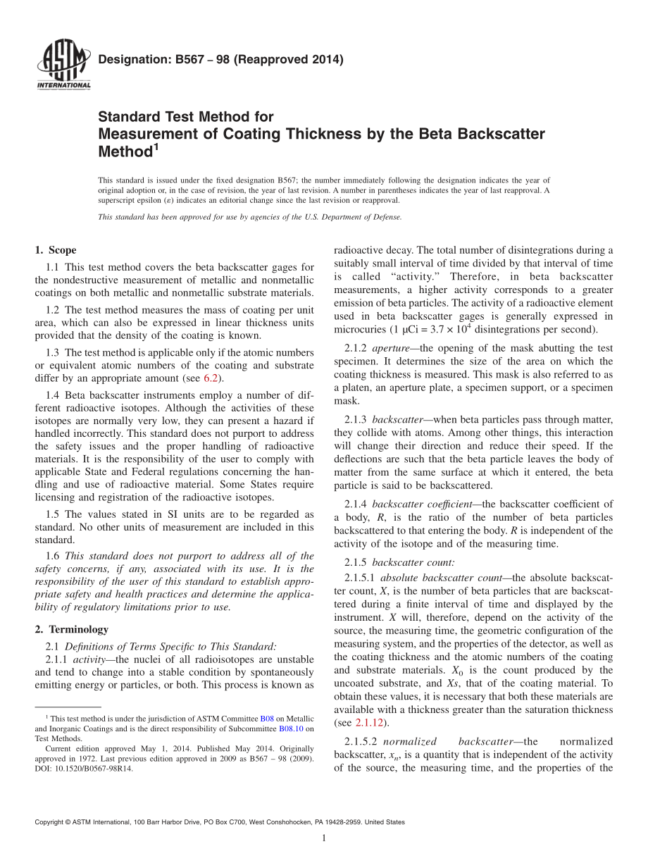 ASTM_B_567_-_98_2014.pdf_第1页