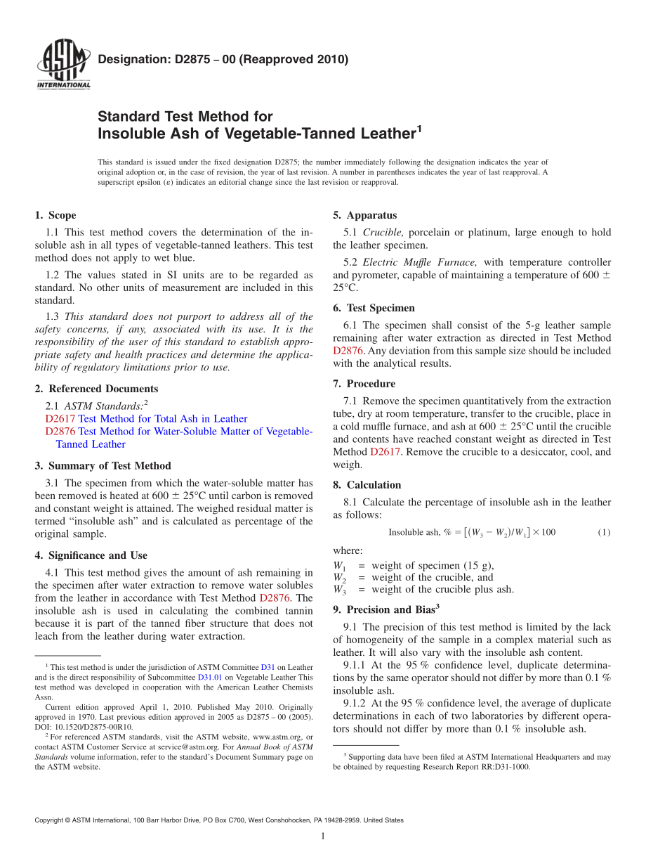 ASTM_D_2875_-_00_2010.pdf_第1页