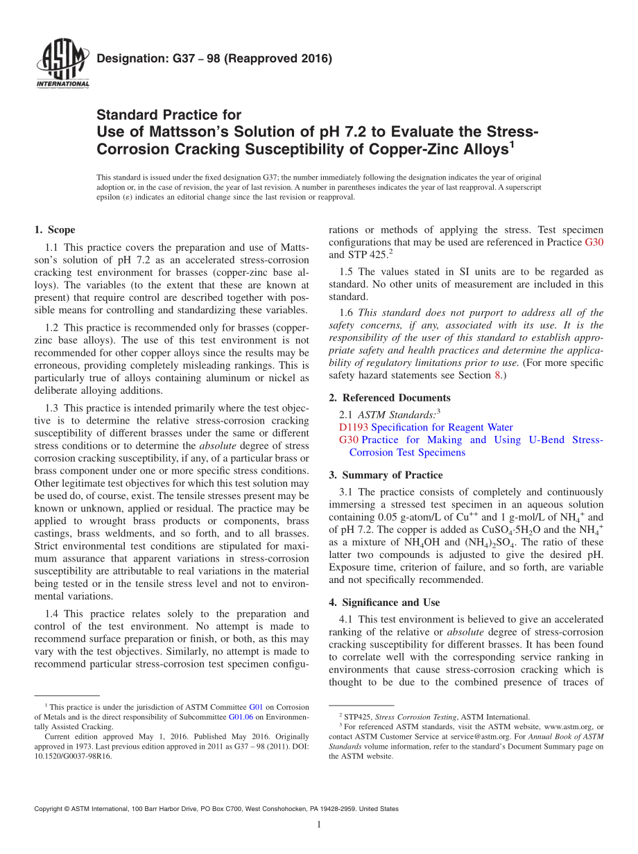 ASTM_G_37_-_98_2016.pdf_第1页