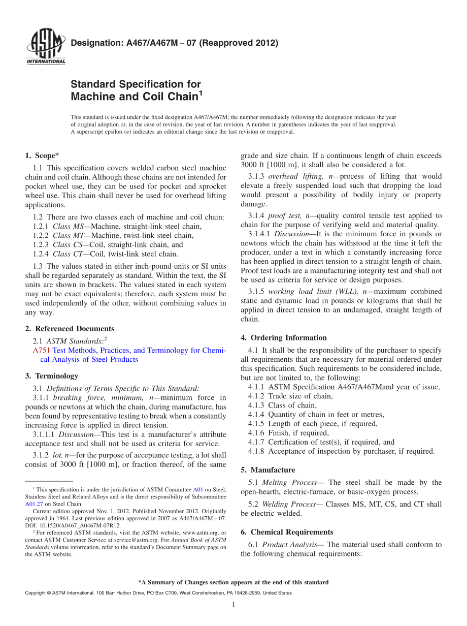 ASTM_A_467_-_A_467M_-_07_2012.pdf_第1页