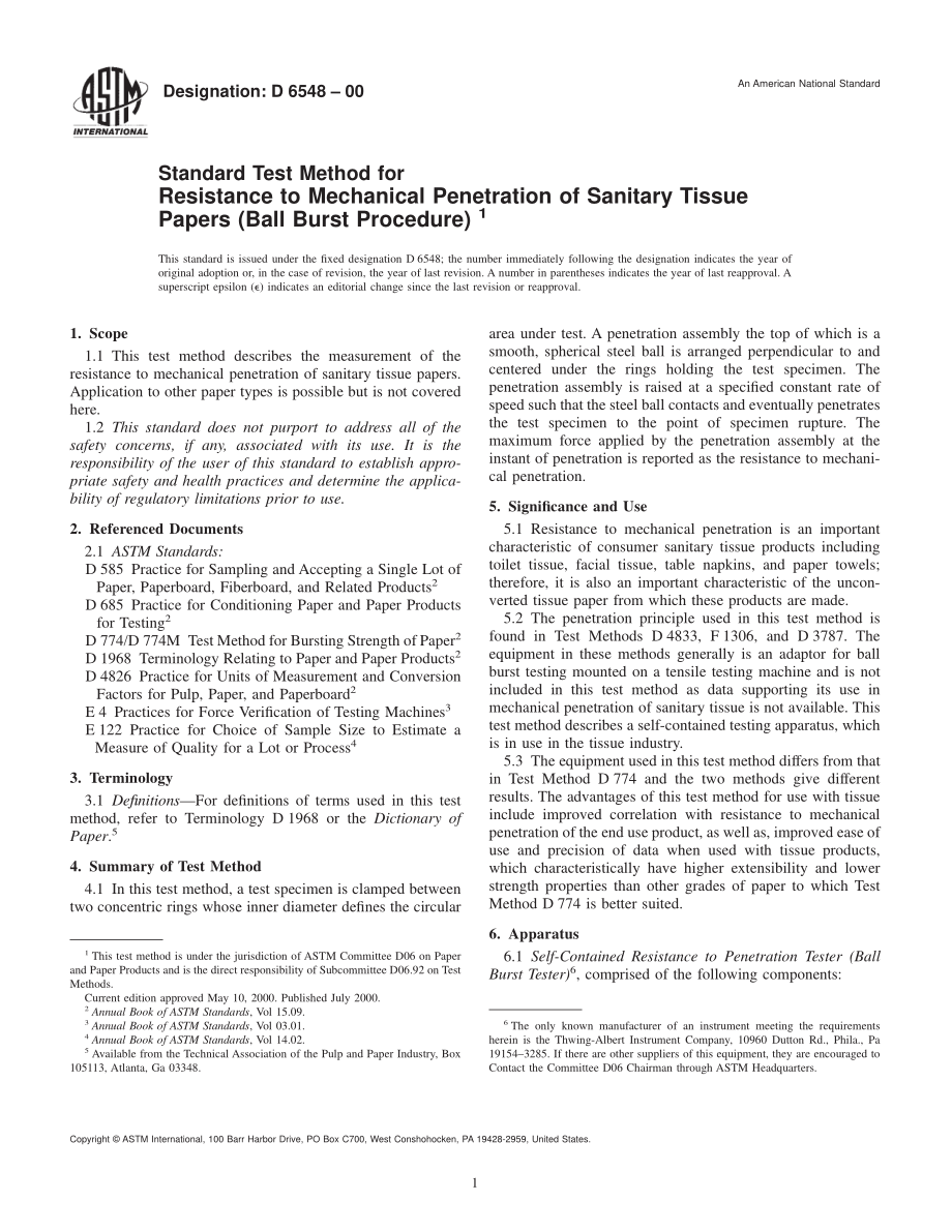 ASTM_D_6548_-_00.pdf_第1页