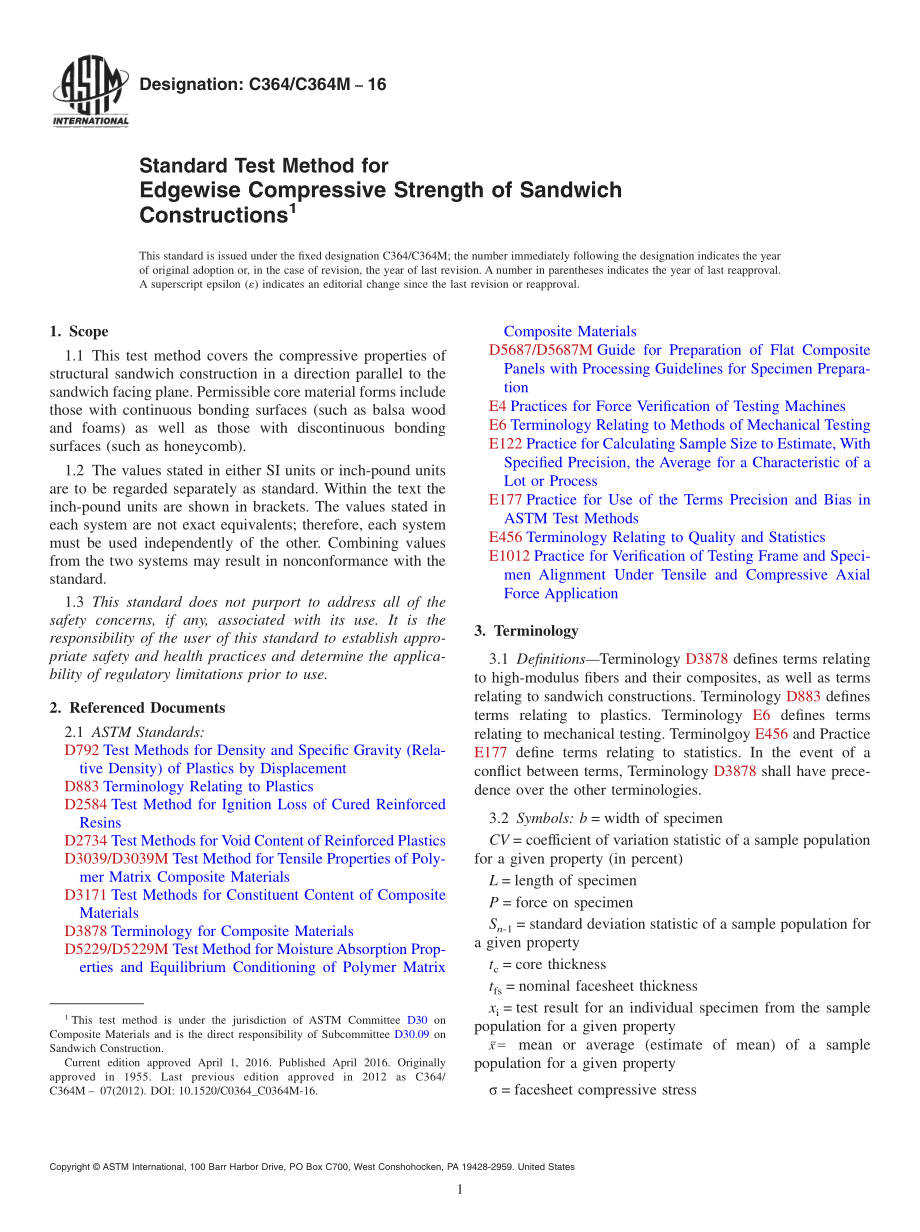 ASTM_C_364_-_C_364M_-_16.pdf_第1页